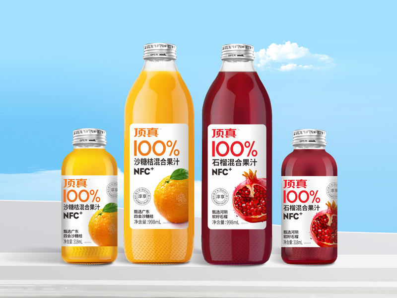 頂真推出100%混合果汁，千億級飲品市場再添生力軍